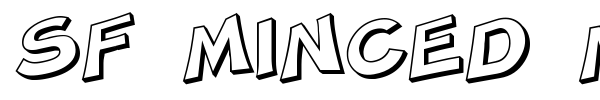 SF Minced Meat font preview